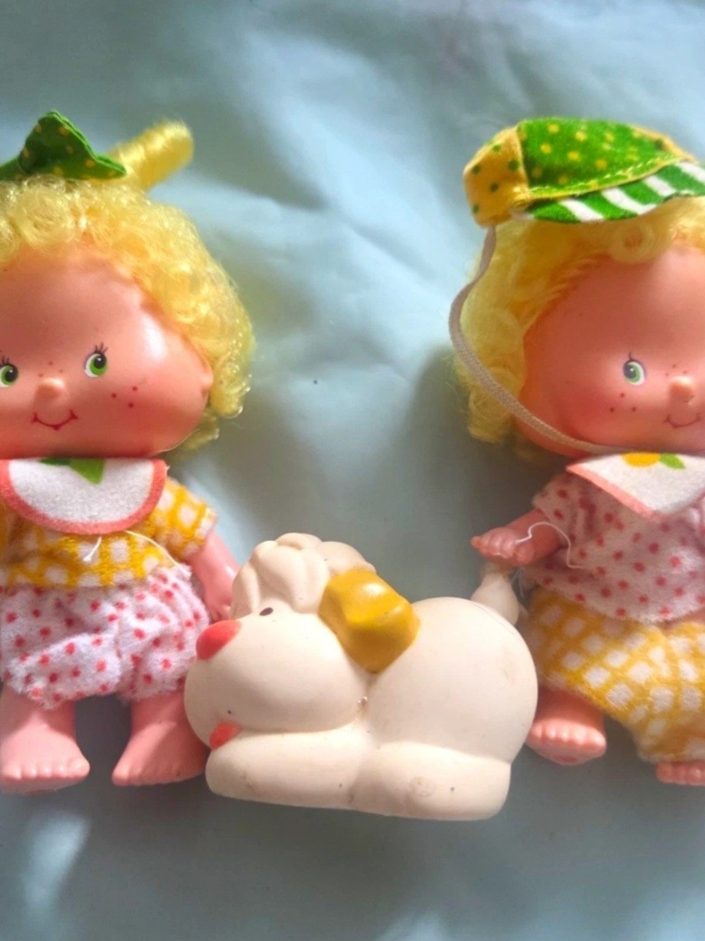 Strawberry shortcake collection Lem and Aida twins with Sugar Woofer